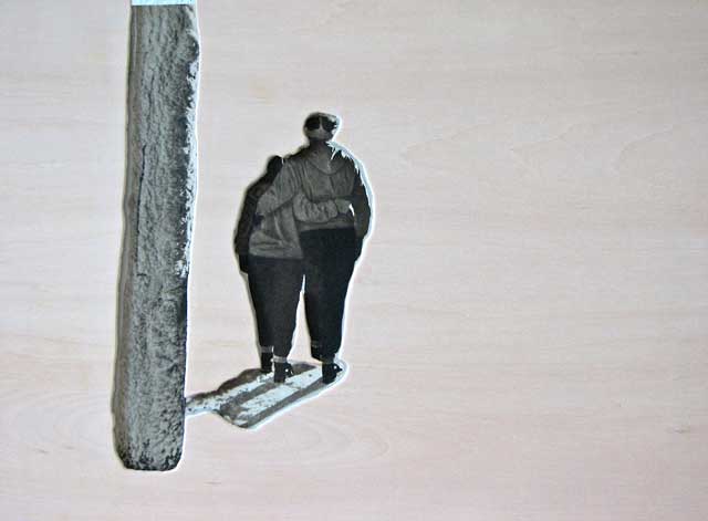 Ruth Habermehl - Blue Box - Junges Paar im Schnee, 2006, 30x45cm
